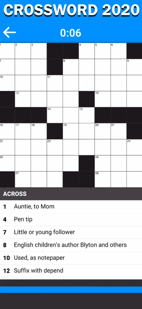 Crossword 2024