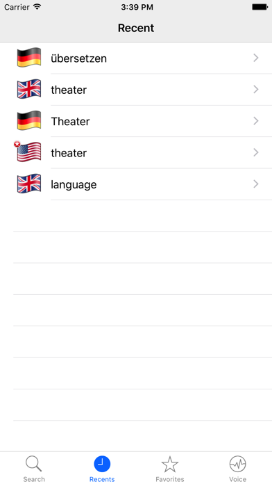 German Dictionary, Nifty Words Screenshot