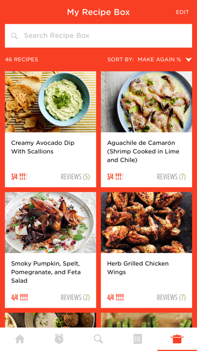 Epicurious Recipes & Shopping List Screenshot 1