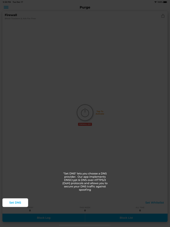 Purge: Porn Blocker & Safe DNS iPad screenshot 5 - Utilities app
