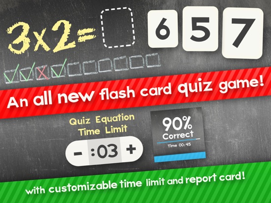 Screenshot #1 for Multiplication Math Flashcards