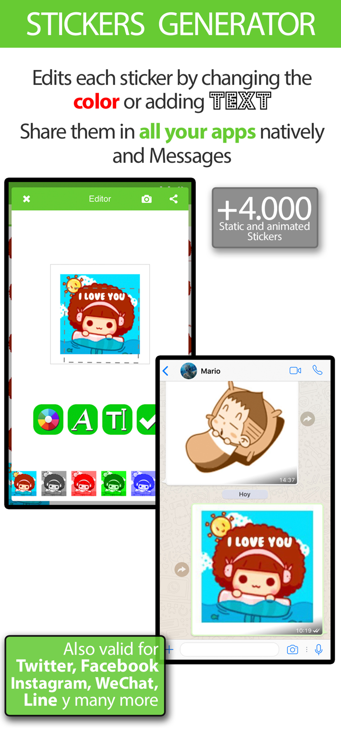 Sticker Emoticons Generator