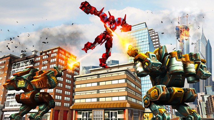 Robots Car War Hero screenshot-3
