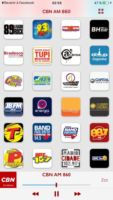 Screenshot #2 pour Rádio Brasil: Top Radios