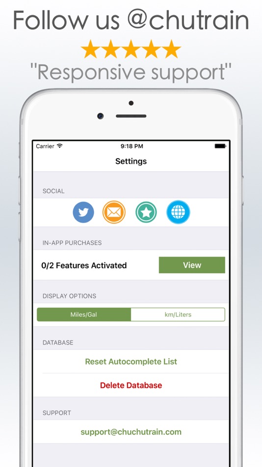 #5. Gas Mileage Calculator and Log (iOS) 由: ChuChu Train Productions