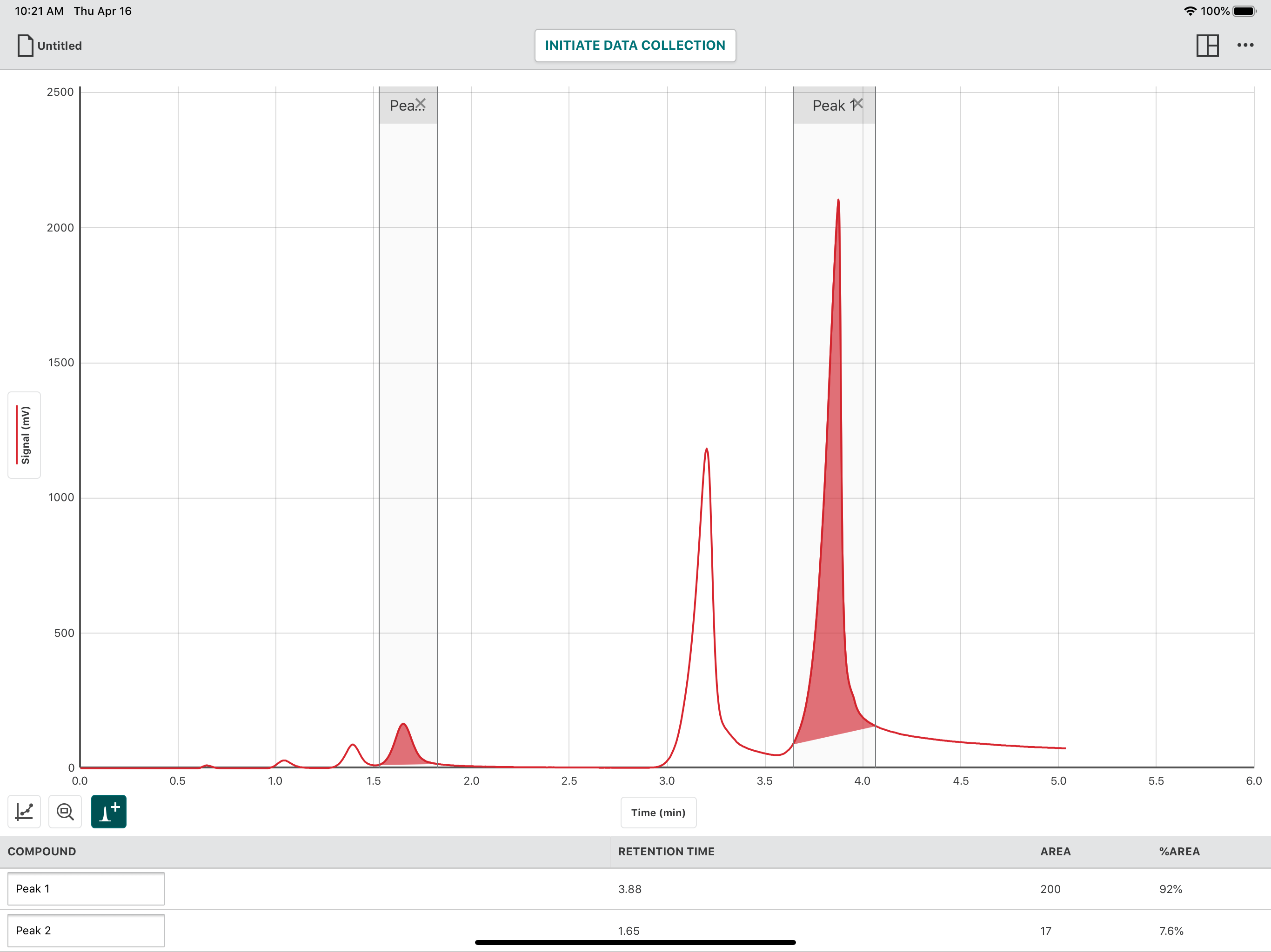 Vernier Instrumental Analysis screenshot 8