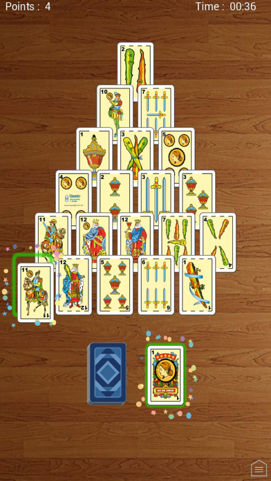 Solitaire pack (Spanish cards) Screenshot