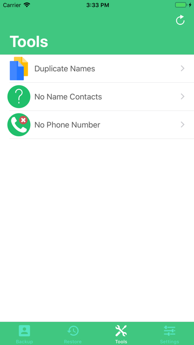 Contacts Backup Utility screenshot 3