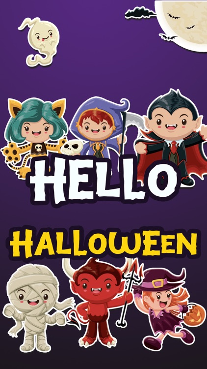 Hello Halloween Stickers