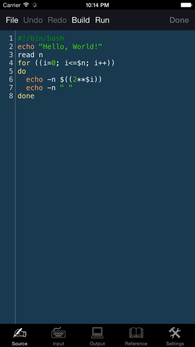 Screenshot #1 pour Bash Programming Language
