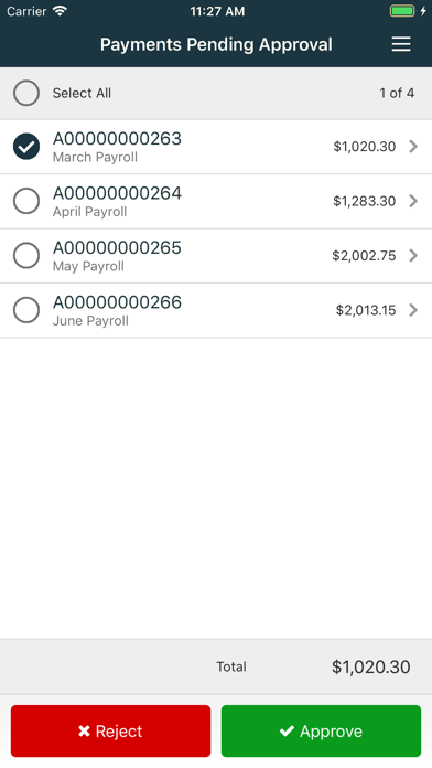 Founders Bank Treasury Mgmt Screenshot