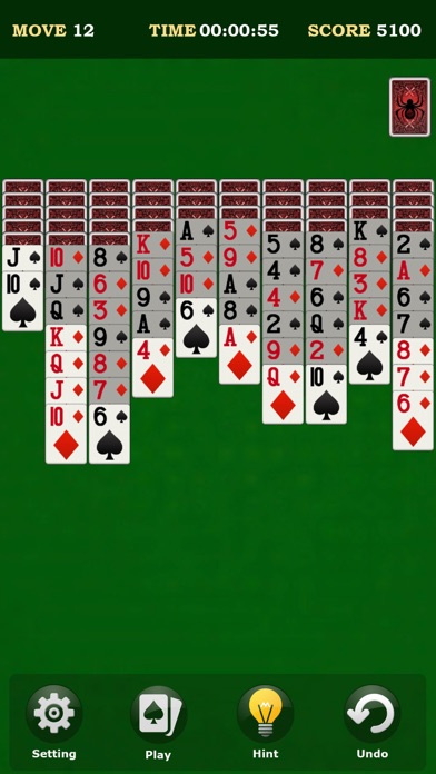 Spider Solitaire - Card screenshot 4