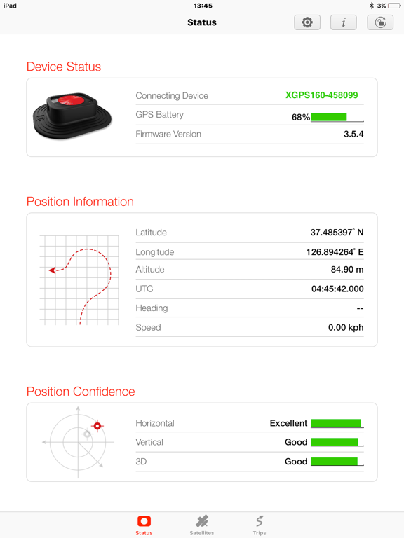 Screenshot #4 pour SkyPro GPS Status Tool