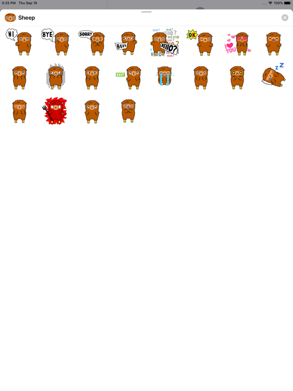 Screenshot #2 for Funny Sheep Stickers