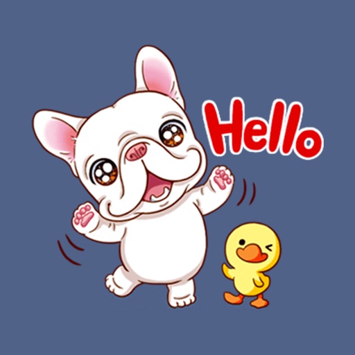 French Bulldog Stickers.