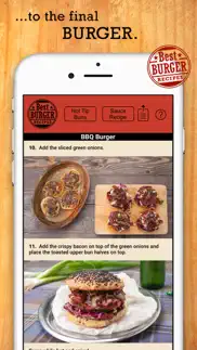best burger recipes iphone screenshot 3