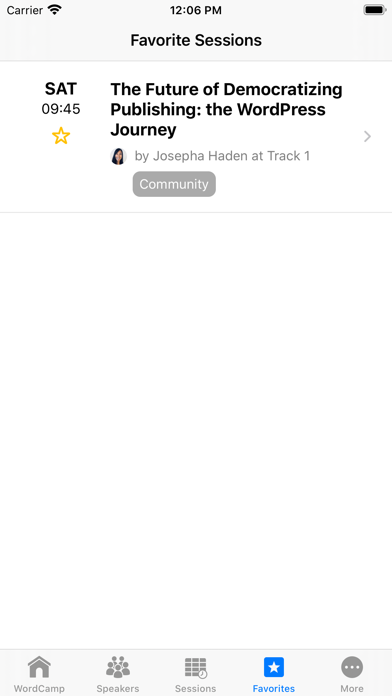 WP Camps iPhone screenshot 8 - Reference app
