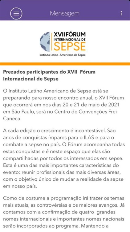 FÓRUM INTERNACIONAL DE SEPSE