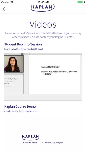 Kaplan Rep screenshot 4