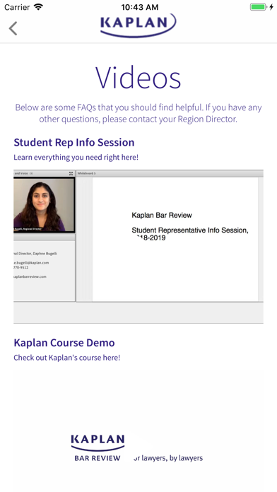 Kaplan Rep Screenshot