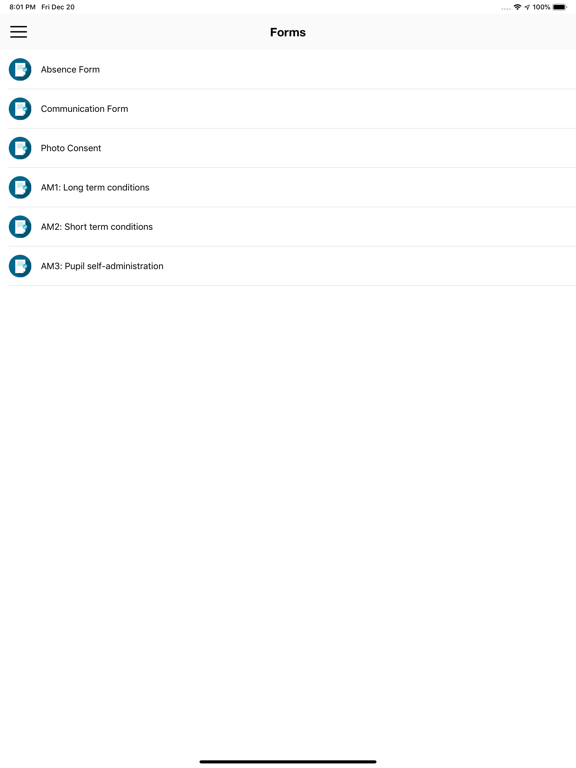 Cavehill Primary School iPad screenshot