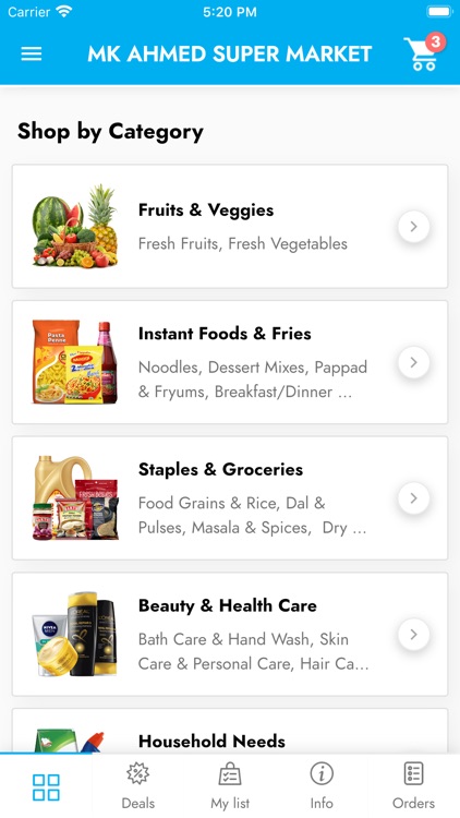 MK AHMED SUPER MARKET