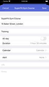 Calendar Paste 3 screenshot