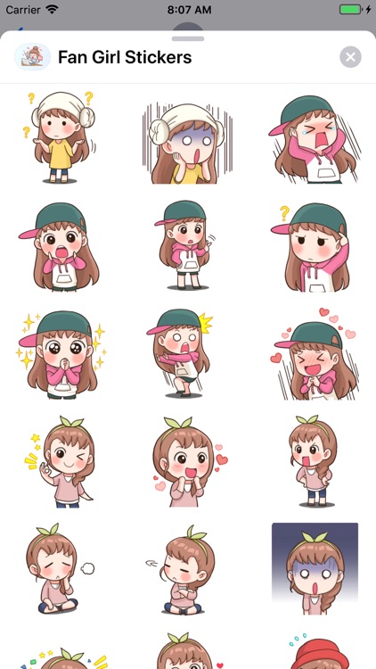 Fan Girl Stickers