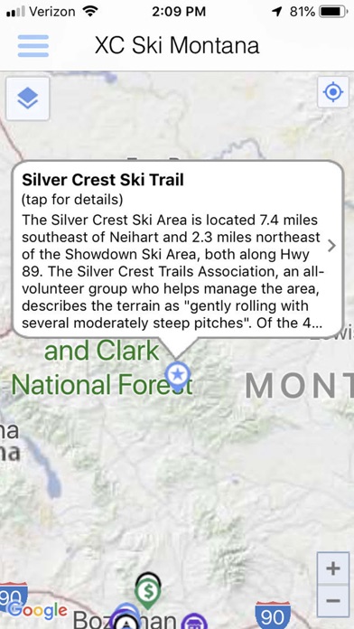 Cross Country Ski Montana Screenshot