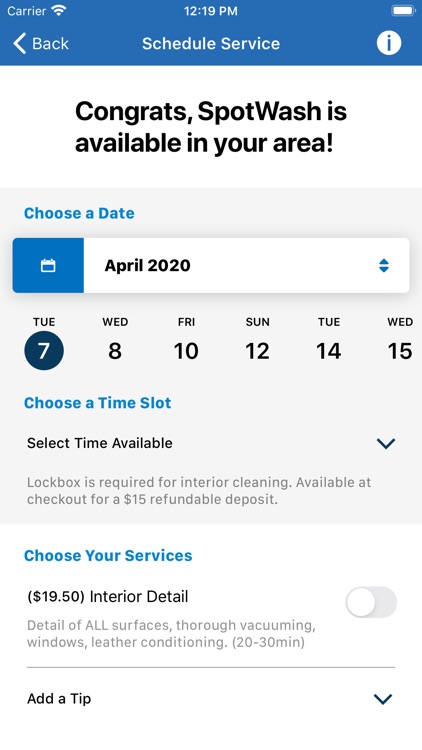 SpotWash - The Convenient Wash