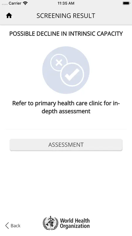 WHO ICOPE Handbook App screenshot 4 of 7