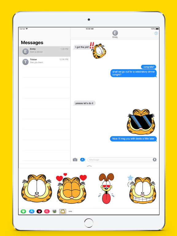 Screenshot #5 pour Garfield Emojis