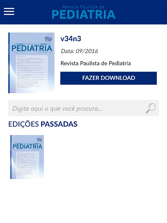 Screenshot #5 pour Revista Paulista de Pediatria
