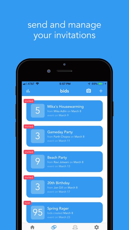 Bids: Events Made Easy