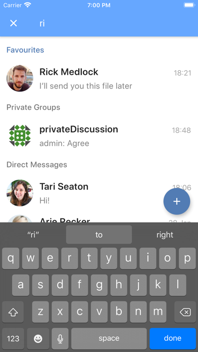 Parrot IM screenshot
