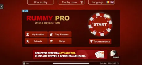 Rummy PRO - Remi Pe Tabla