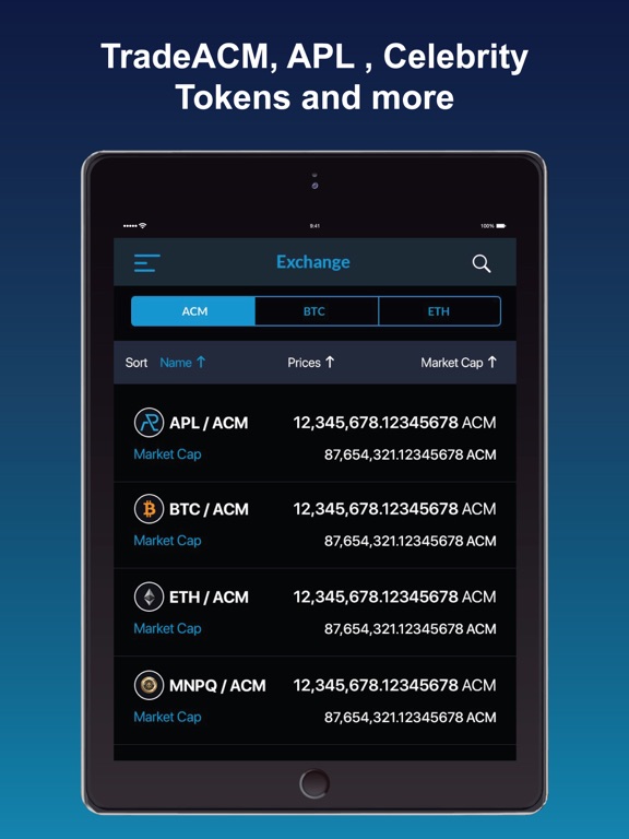 Screenshot #4 pour ACM Blockchain Wallet