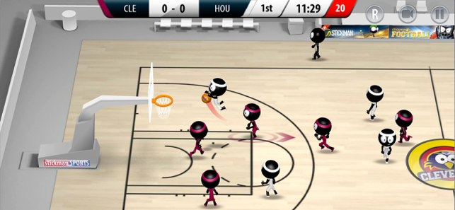 ‎Stickman Basketball 2017 Screenshot