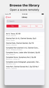 remoteScore screenshot