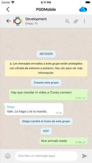 Captura de pantalla de Multi Messaging For WhatsApp en iPhone 4