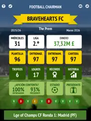 football chairman pro ipad capturas de pantalla 2