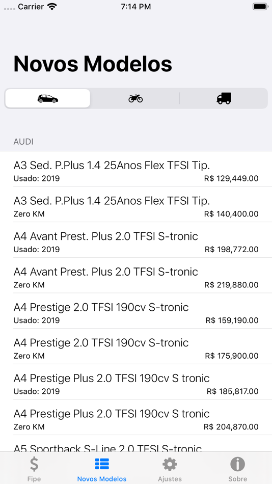 #5. Car Ad - Tabela FIPE (iOS) 由: Robson Previato