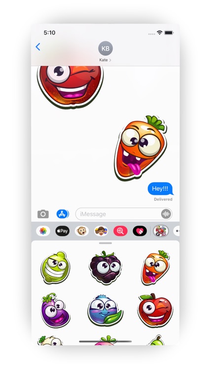 Funny Fruits Stickers