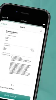 quick resume maker: template iphone screenshot 2