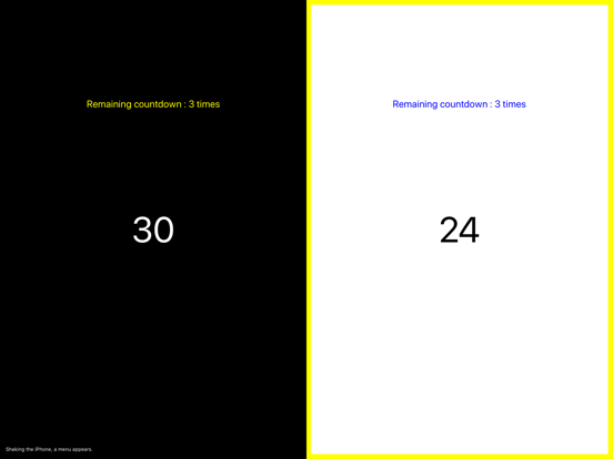 Game's Clock iPad screenshot
