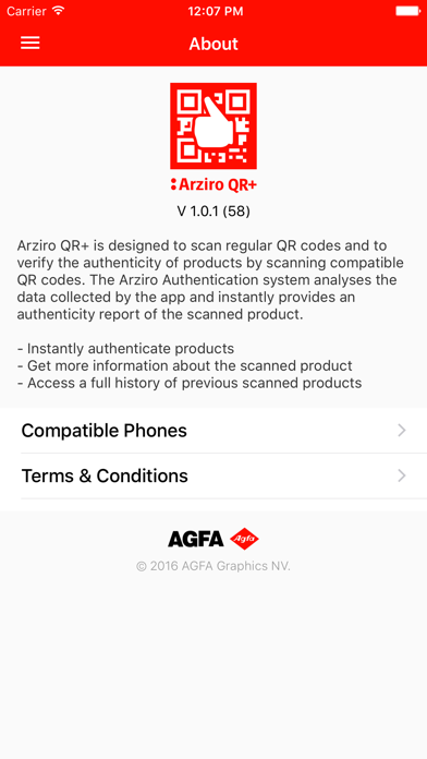 Arziro QR+ Screenshot