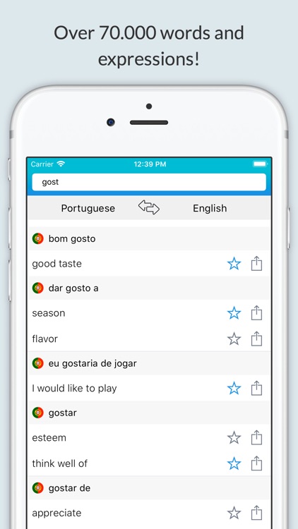 English-Portuguese Dictionary+