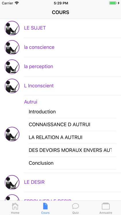 Cours de Philosophie screenshot-4