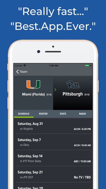 Miami Hurricanes Football screenshot-8