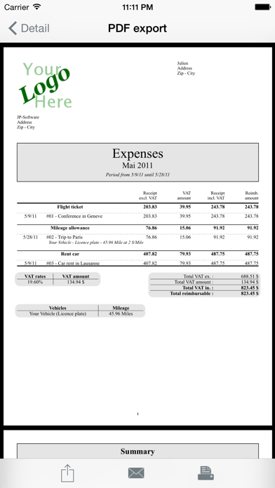 My iExpenses Pro Screenshot